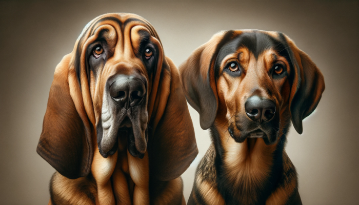deer tracking breeds- bloodhound and Bavarian scent hound
