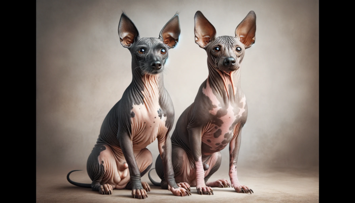 peruvian hairless dog and peruvian inca orchid