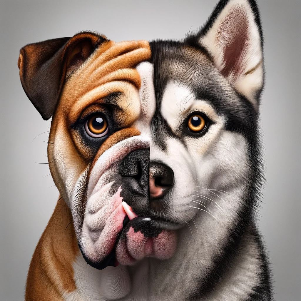 husky bulldog