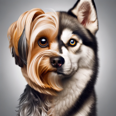 yorkie husky