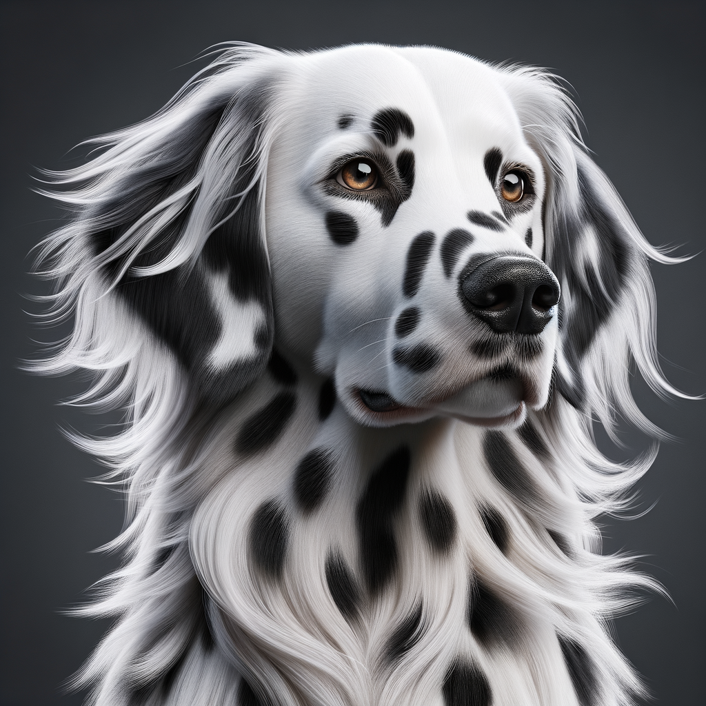 Dalmatian black and white dog breeds