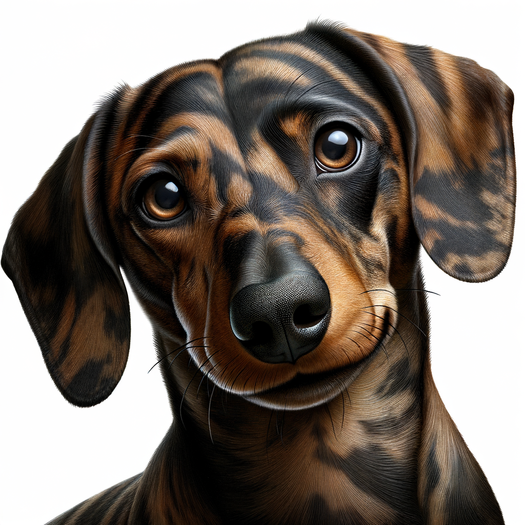 Brindle dachshund dog breed