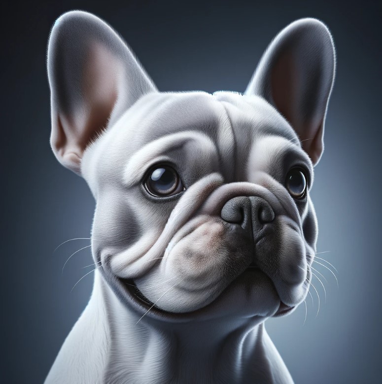 platinum french bulldog