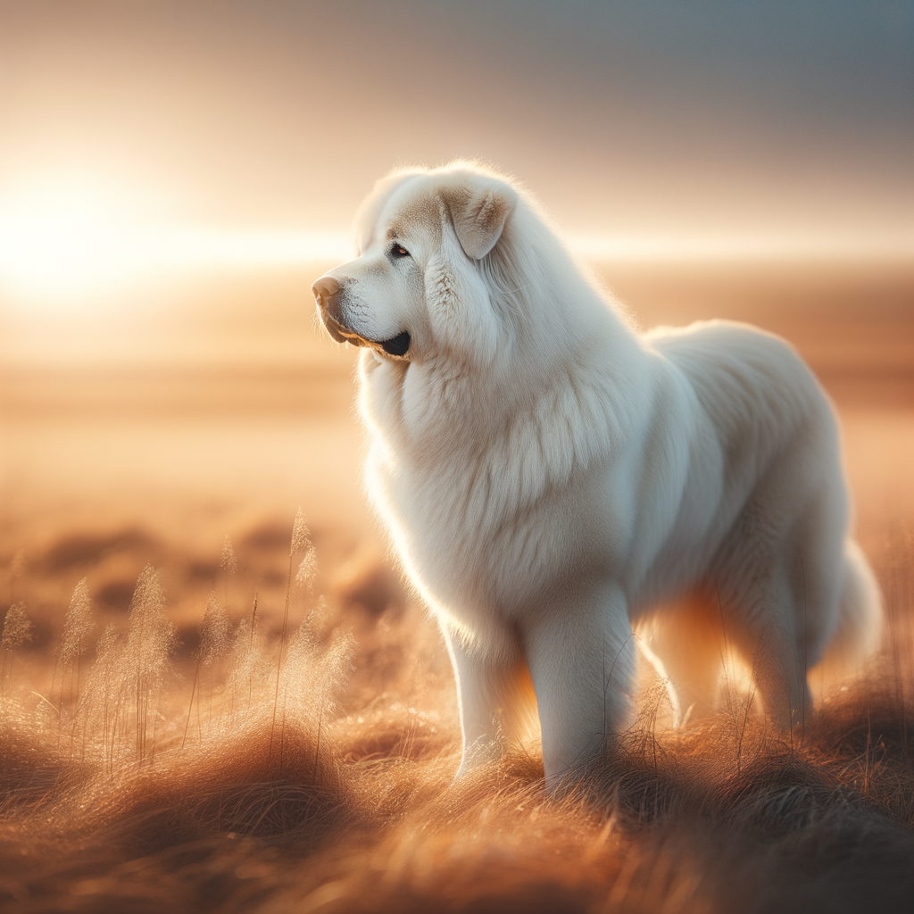 Great pyrenees large white dog